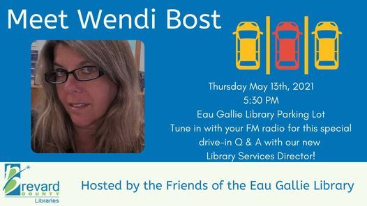 Meet Wendi Bost Drive In at Eau Gallie Library