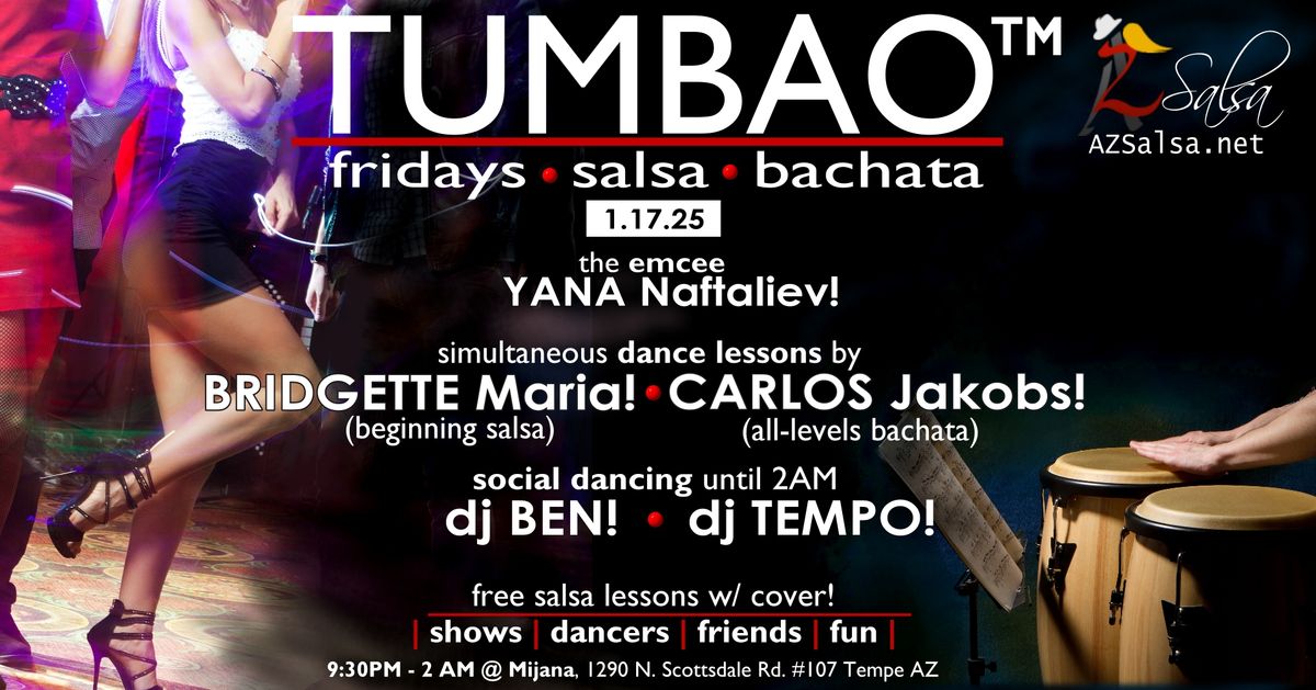 TUMBAO Fridays ~Bridgette M, Carlos J, dj Ben, dj Tempo! \ud83d\udd25\ud83d\udc83\ud83d\udd7a\ud83c\udf7b\ud83c\udf77\ud83c\udf79