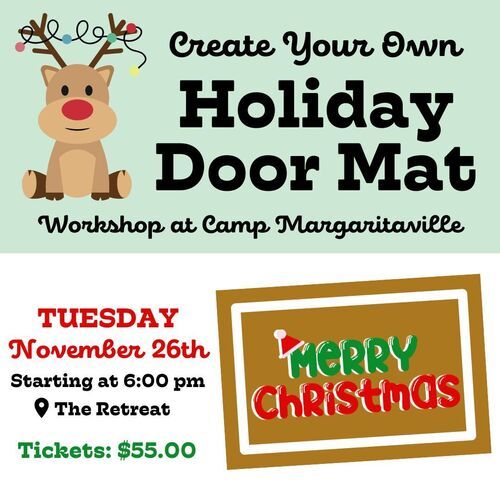 'Create Your Own' Holiday Door Mat Workshop