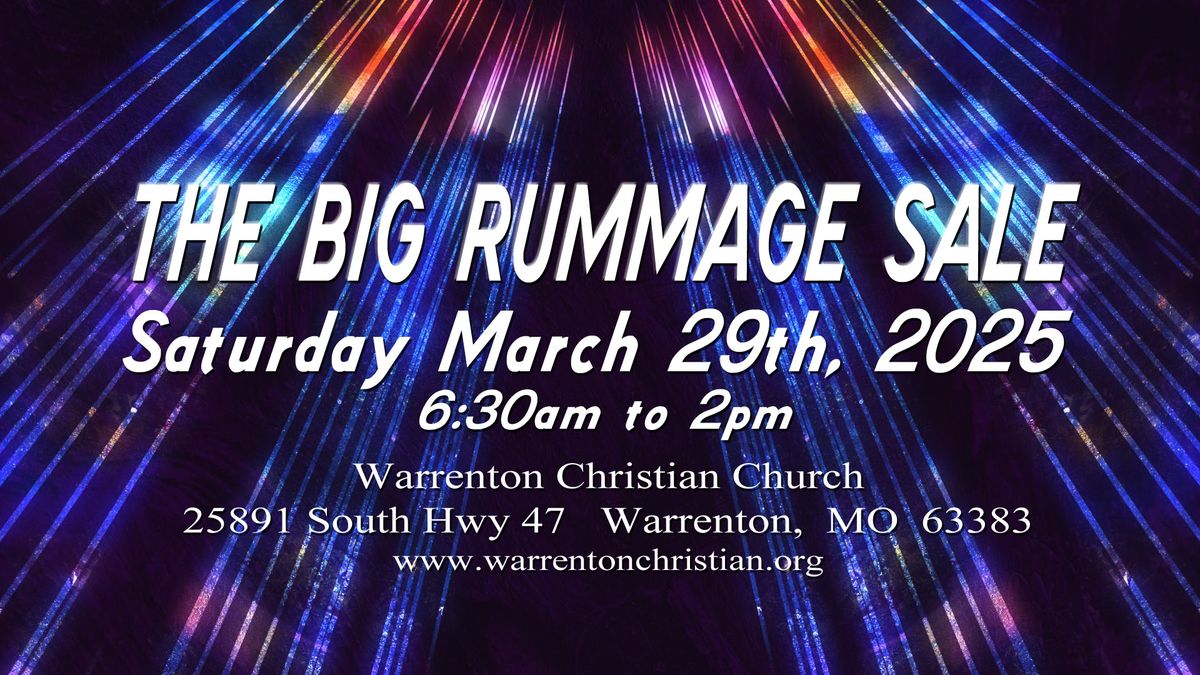 The BIG Rummage Sale