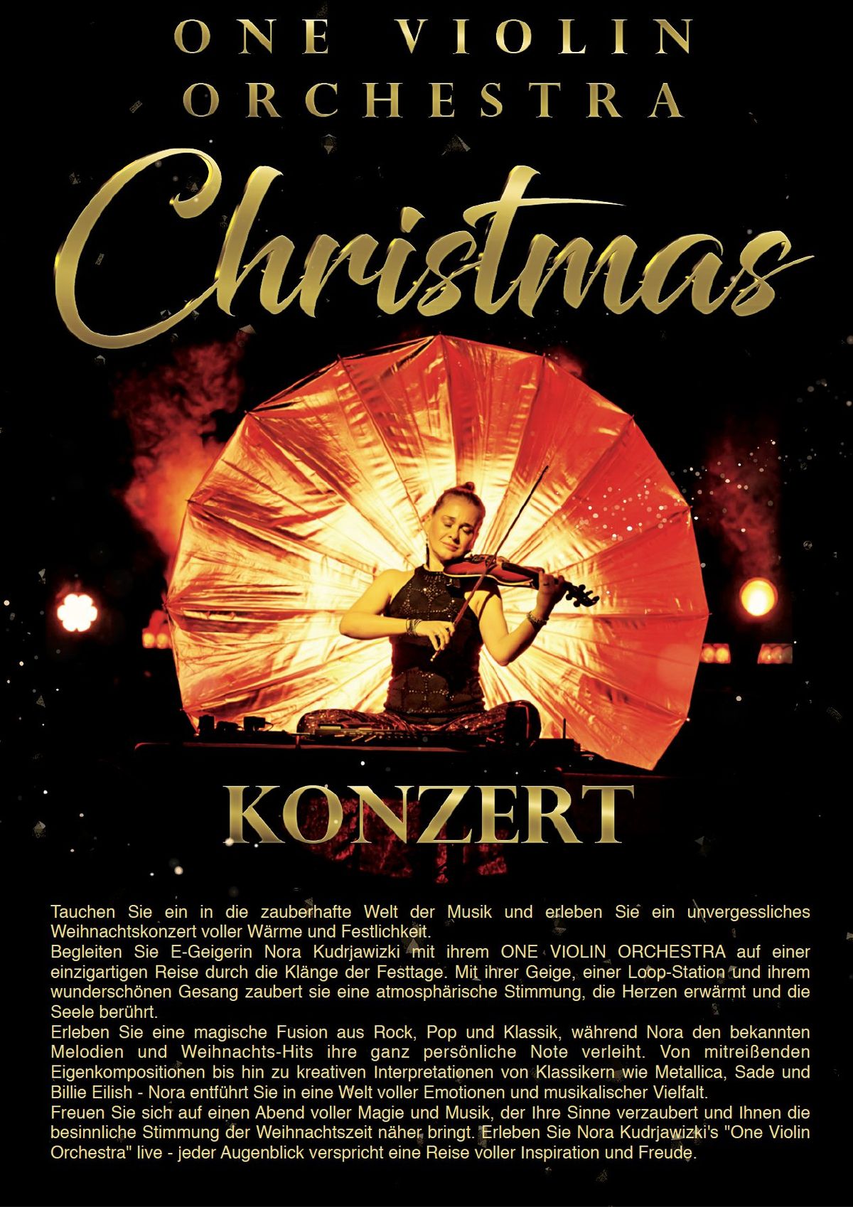 ONE VIOLIN ORCHESTRA Weihnachtskonzert