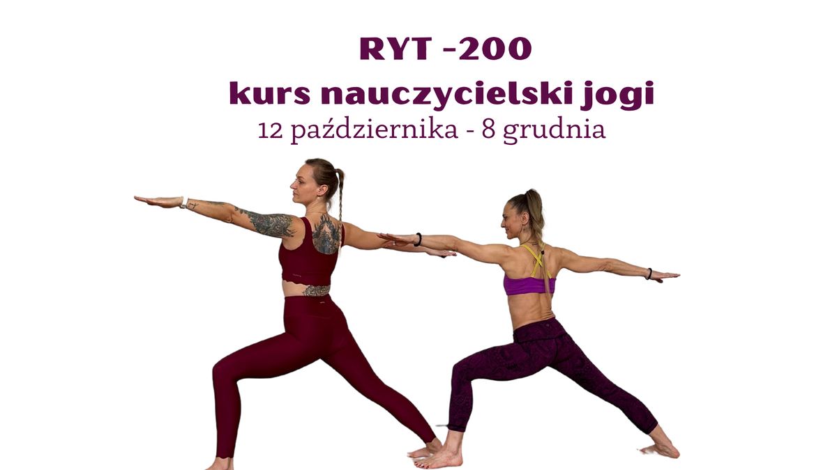 Kurs Nauczycielski Jogi RYT-200 