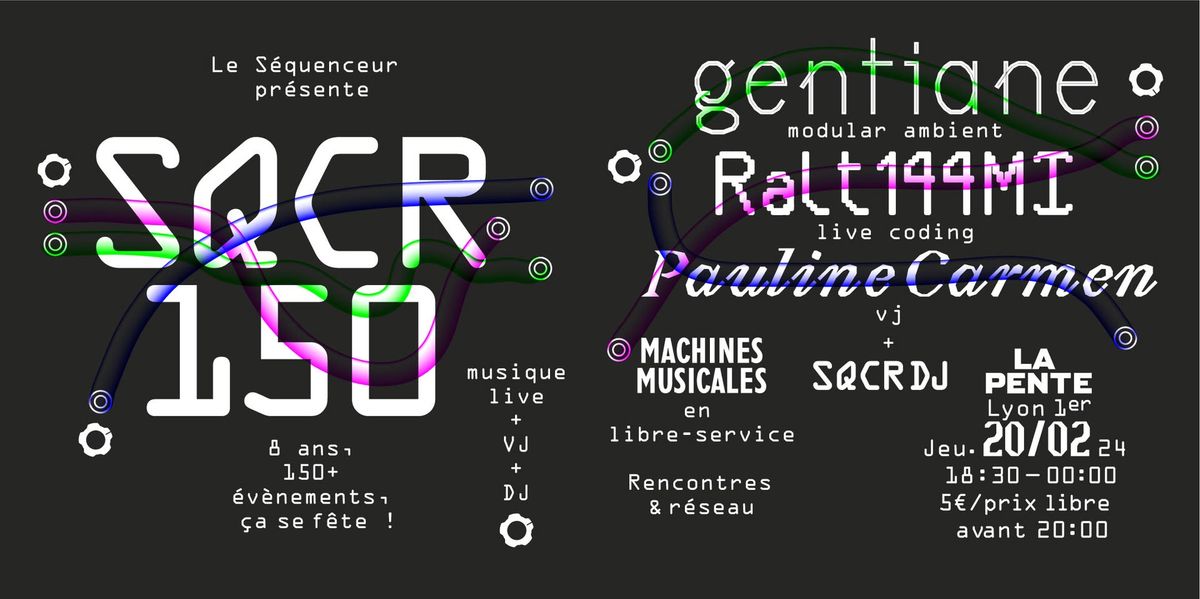 SQCR150 | gentiane, Ralt144MI, Pauline Carmen + SQCRDJ