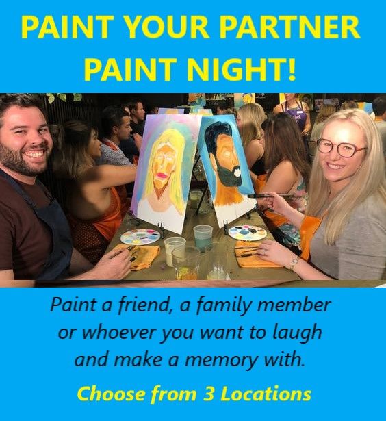 Paint Your Partner at Towpath Cabinn