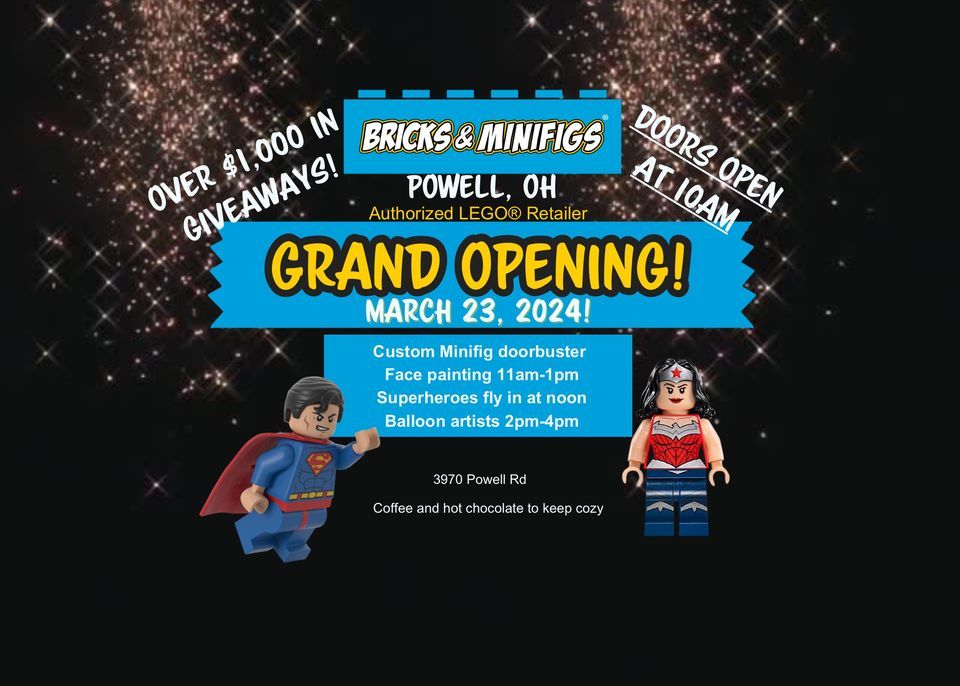 Bricks & Minifigs Powell Grand Opening Celebration!, 3970 Powell Rd