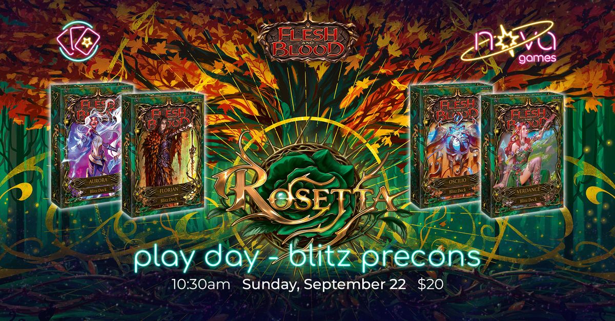 Flesh and Blood - Play Day - Blitz Preconstructed