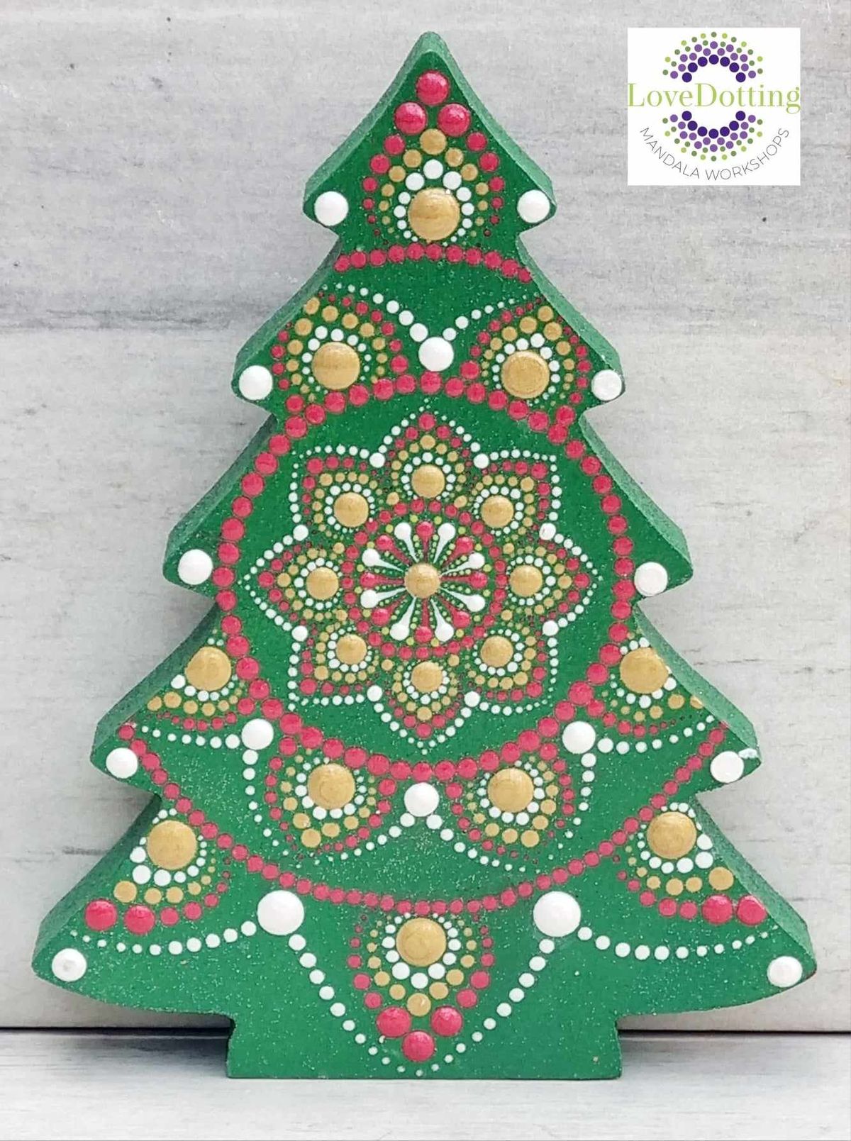 Mandala Dotted Christmas Tree \u00a335