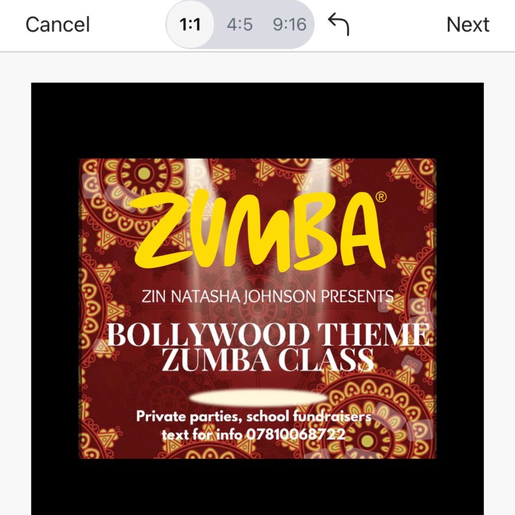 Bollywood inspired Zumba Masterclass 