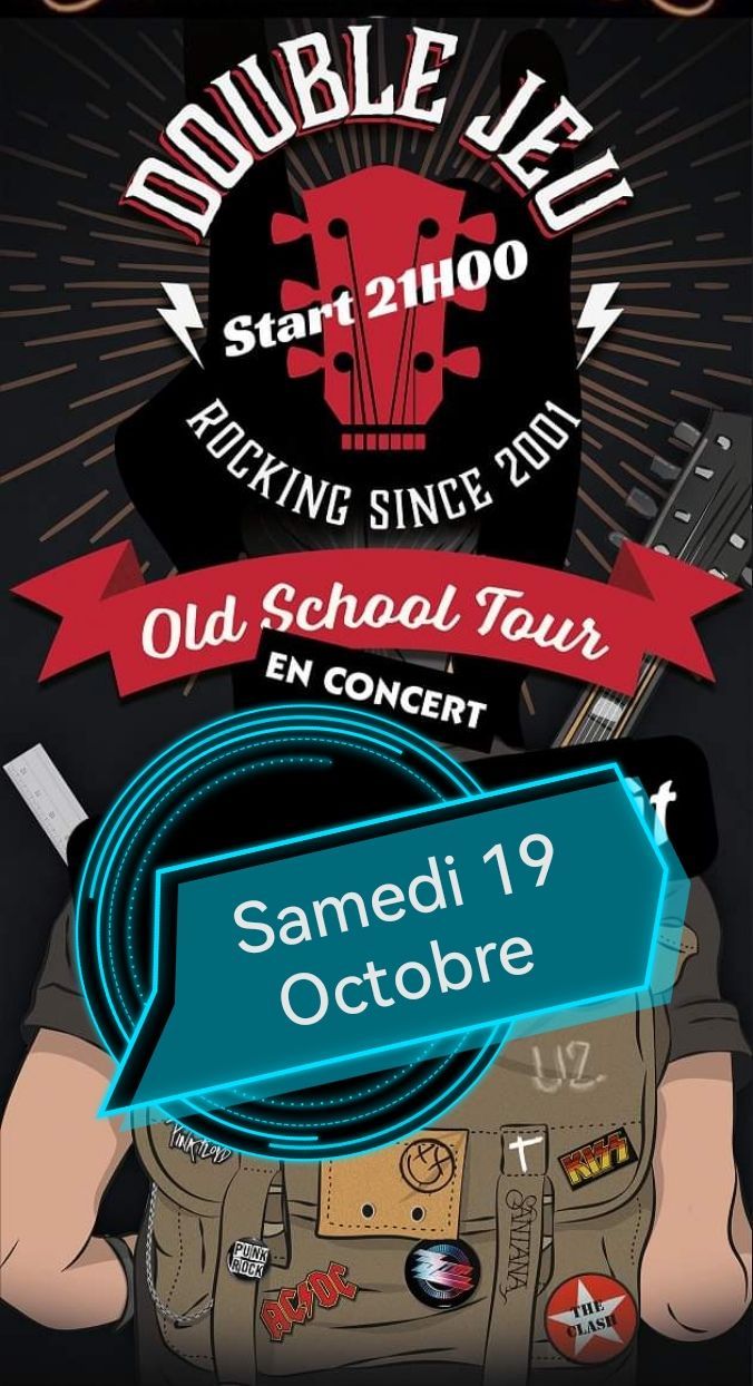 CONCERT POP ROCK DOUBLE JEU LIVE 