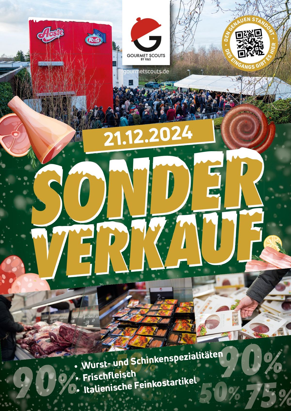 Gro\u00dfer Weihnachts-Sonderverkauf der Gourmetscouts   