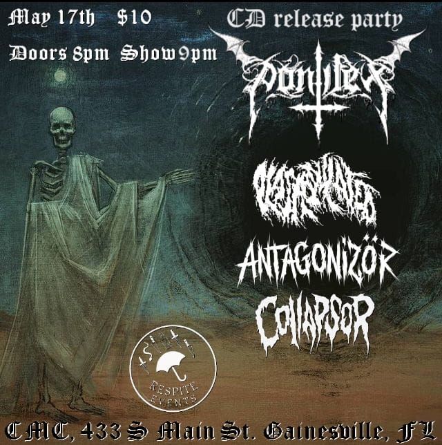 Pontifex CD Release Show Featuring Plasmodulated, Antagoniz\u00f6r, and Collapsor