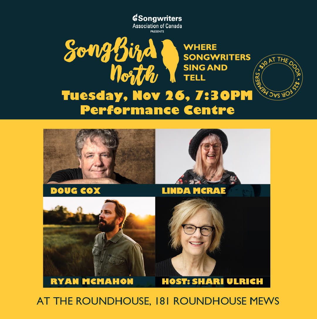 SongBird North #130 feat. Doug Cox, Linda McRae, Ryan McMahon & Shari Ulrich