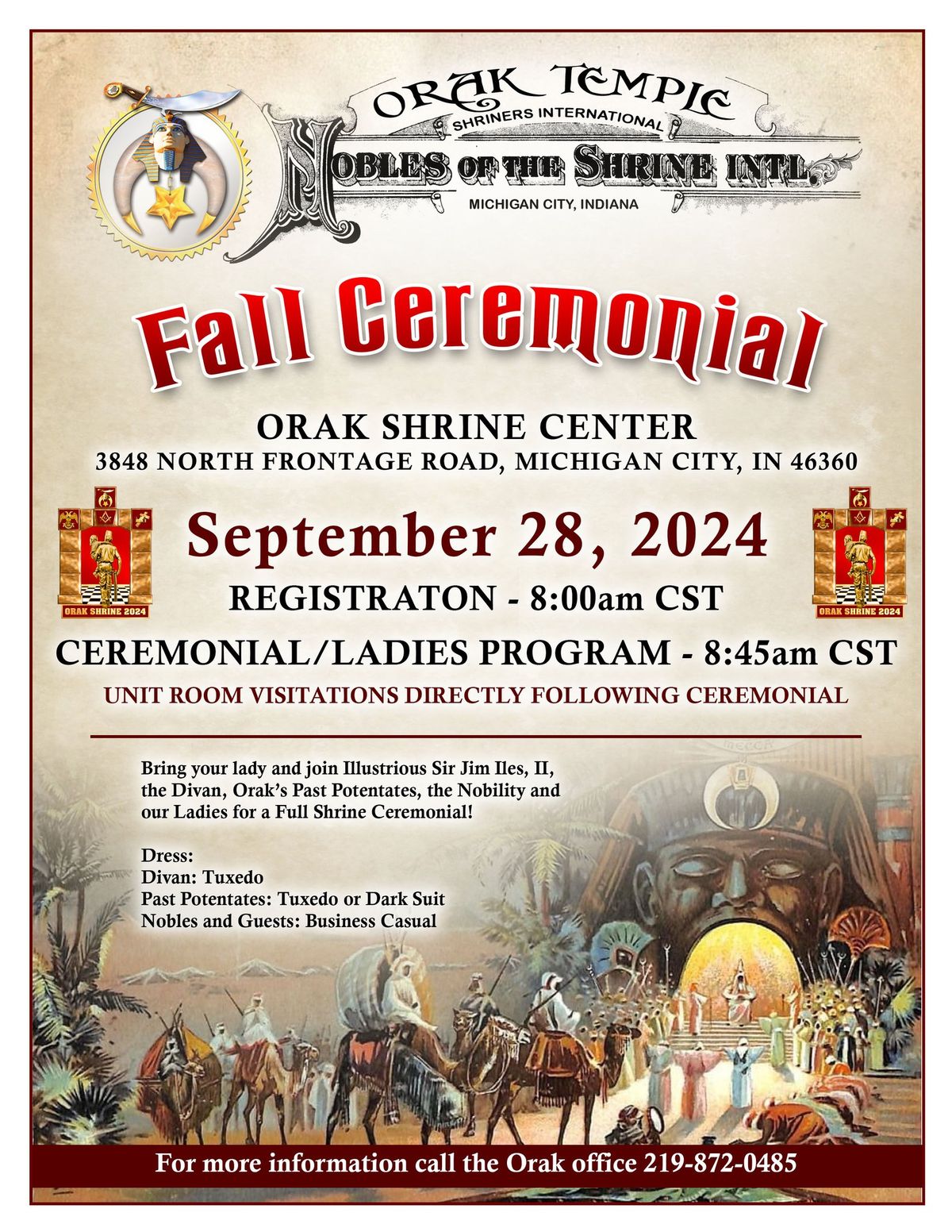 ORAK Shrine Fall Ceremonial