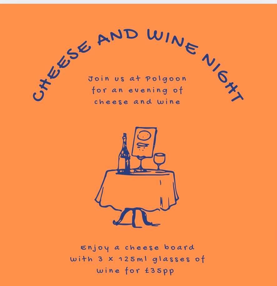 Wine and cheese night 