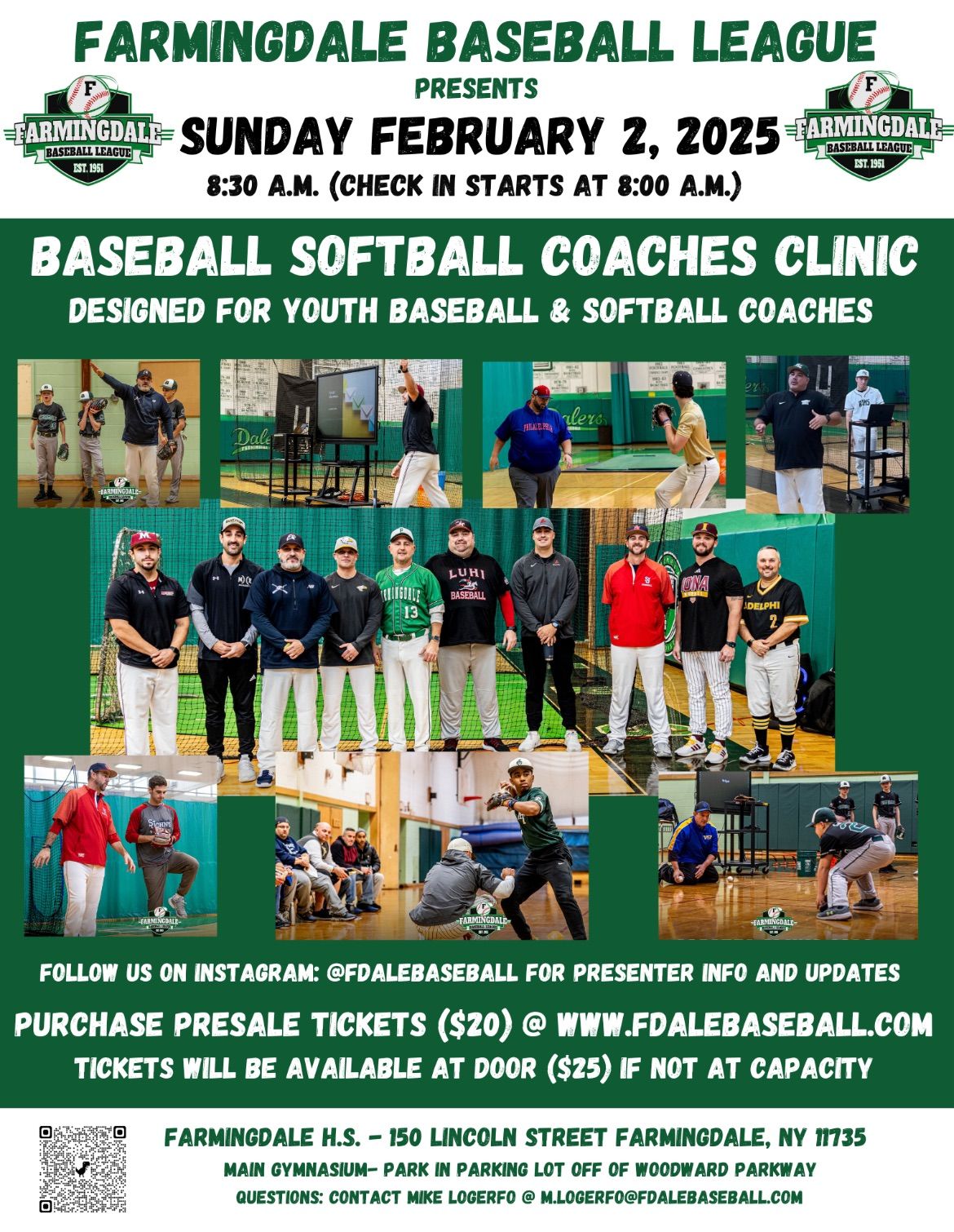 2025 Youth Baseball and Softball Coaches Clinic