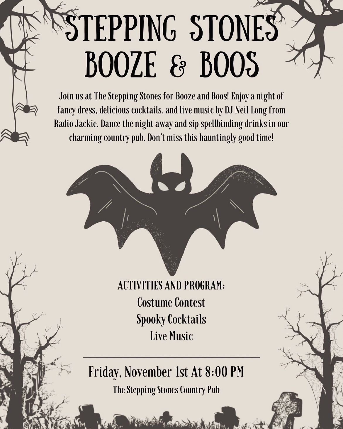 Boos & Booze Halloween Party