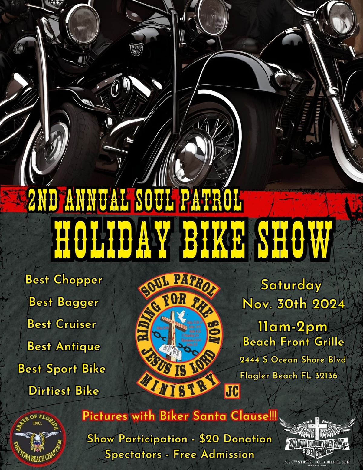 Soul Patrol 2nd Annual Holiday Bike Show