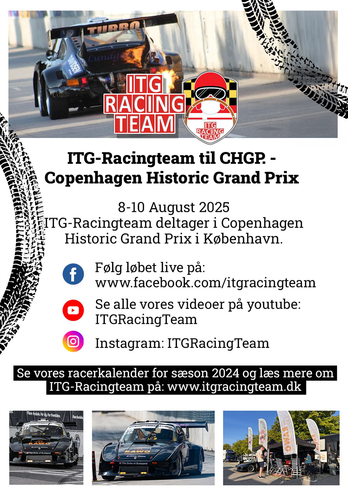 CHGP. - Copenhagen Historic Grand Prix - S\u00e6son \u00e5r 2025