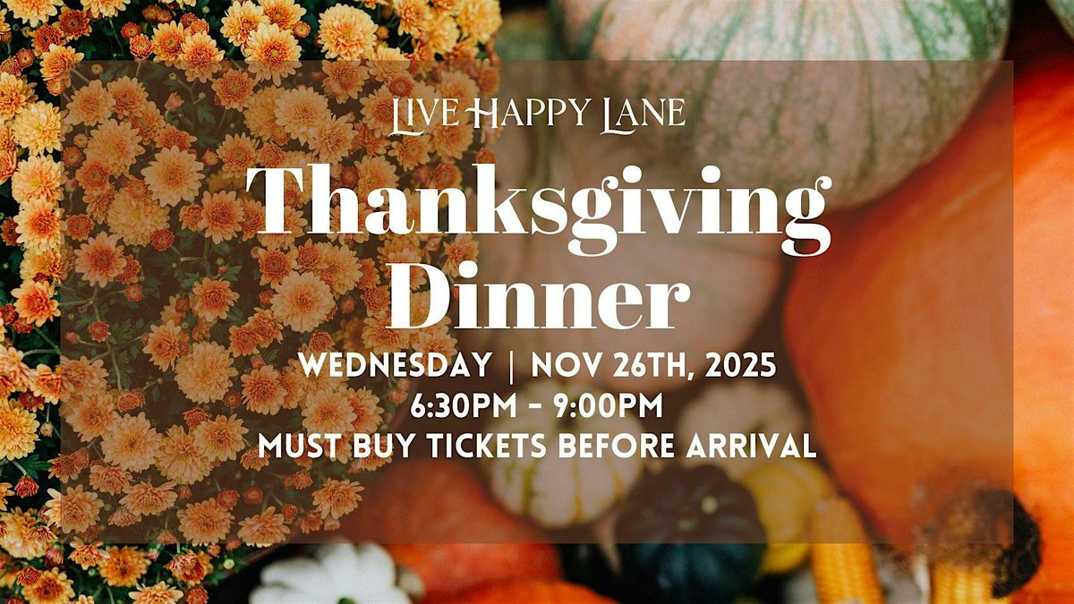 Thanksgiving Dinner & Wine