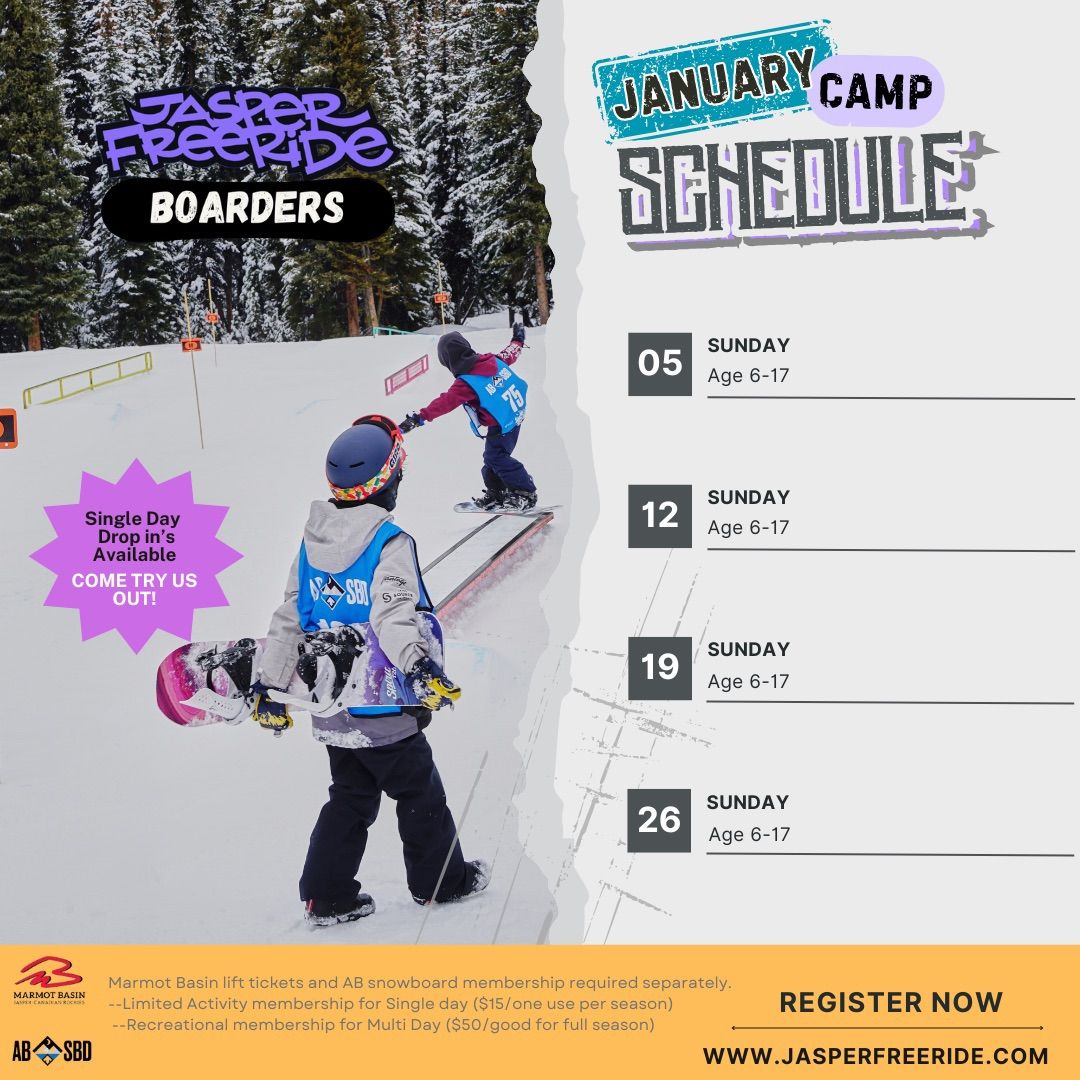 January Freestyle Snowboard Camps