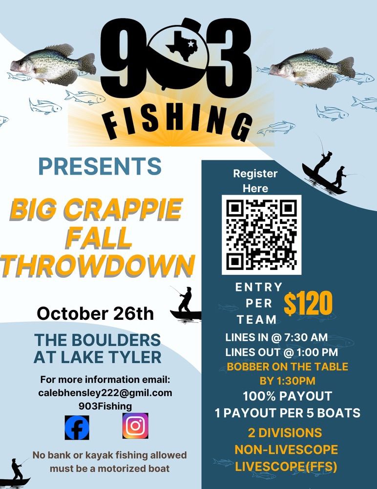 903 FISHING PRESENTS: THE BIG CRAPPIE FALL THROWDOWN ON LAKE TYLER