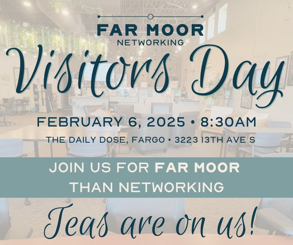 \ud83d\udce3 Far Moor Networking: Visitors Day \u2013 February 6! \ud83c\udf89