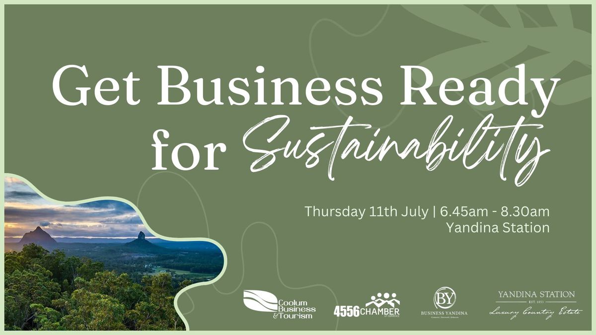 Get Business Ready for Sustainability