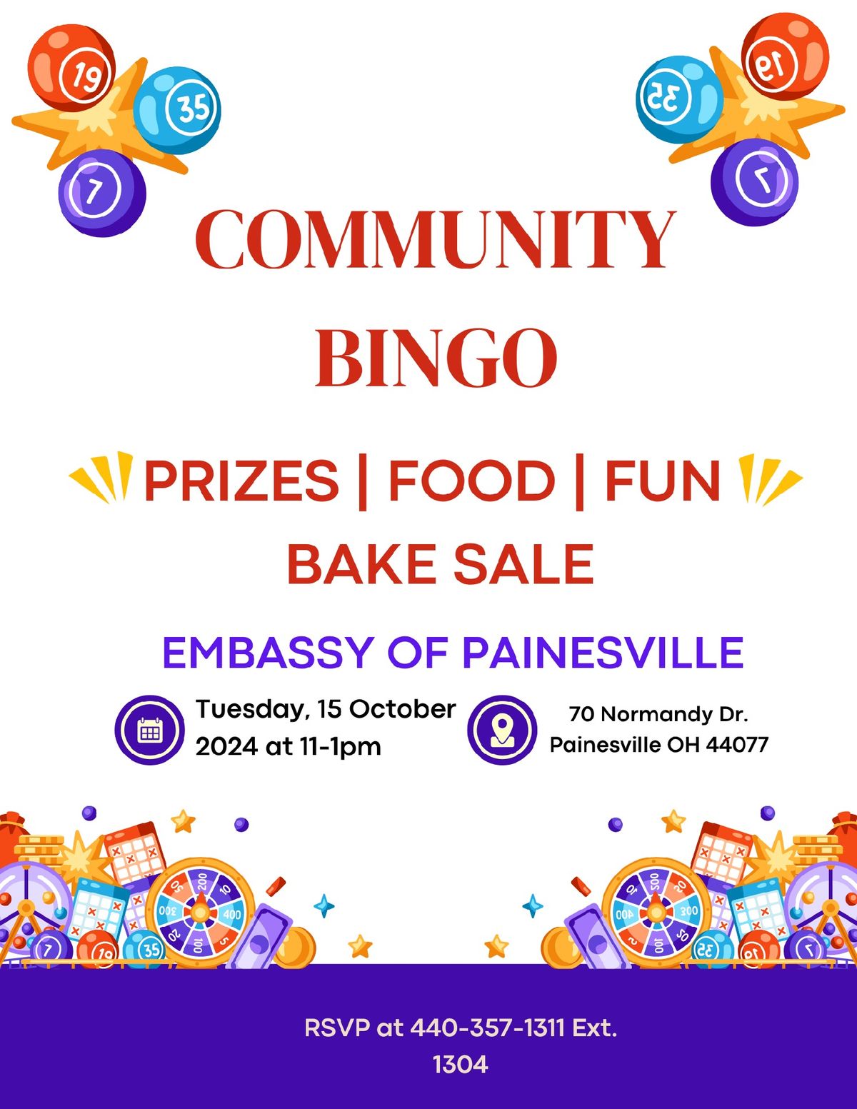 Community Bingo Night