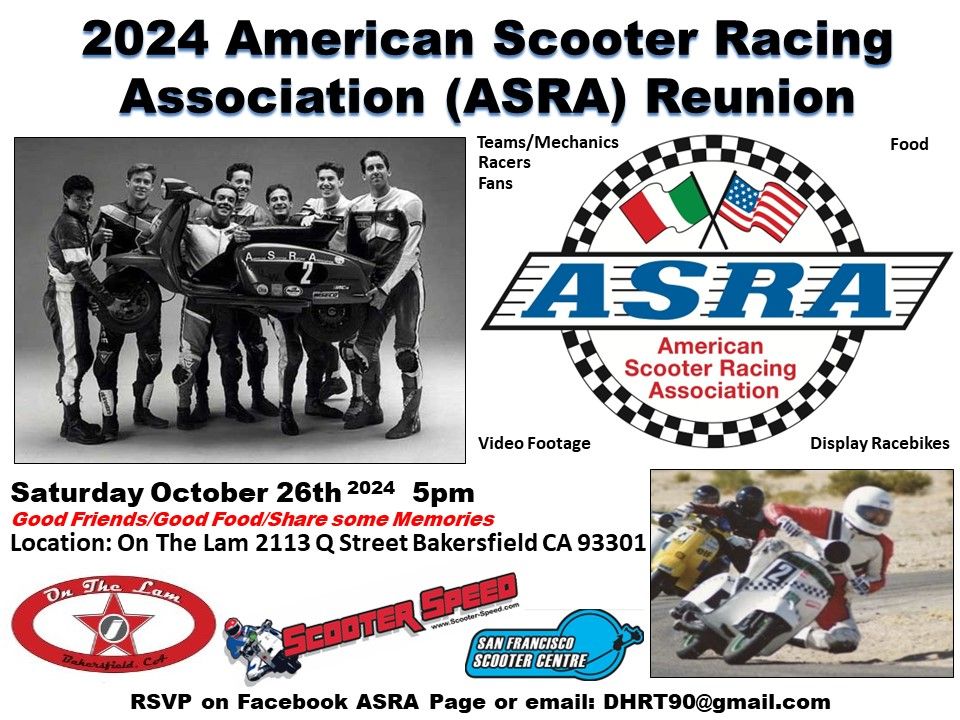 ASRA American Scooter Racing Association Reunion 2024