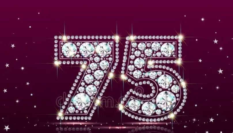 TUT is 75! Sparkly Diamond Party! Prizes for best dressed!