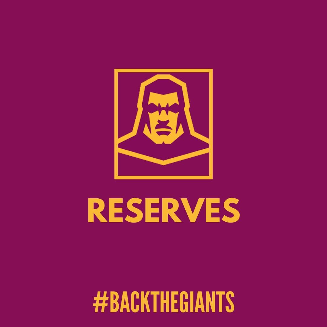 Giants Reserves v St Helens Reserves