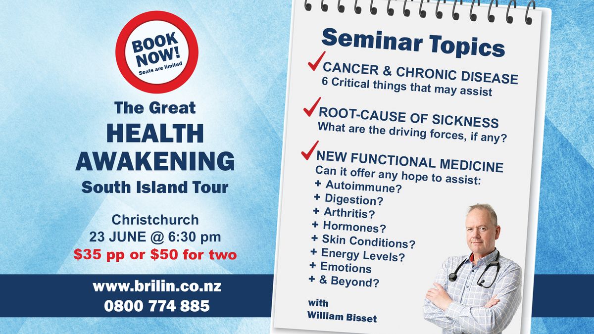 The Great Health-Awakening Seminar Christchurch
