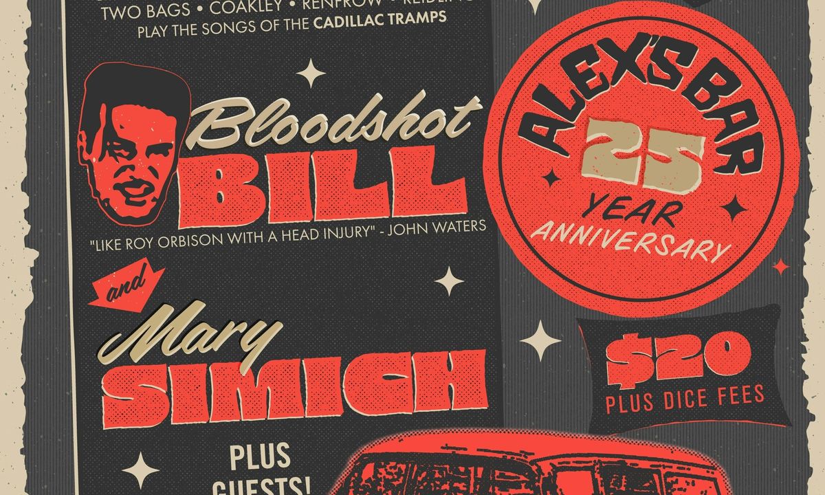 Cadillac Hearse + Bloodshoot Bill + Mary Simich