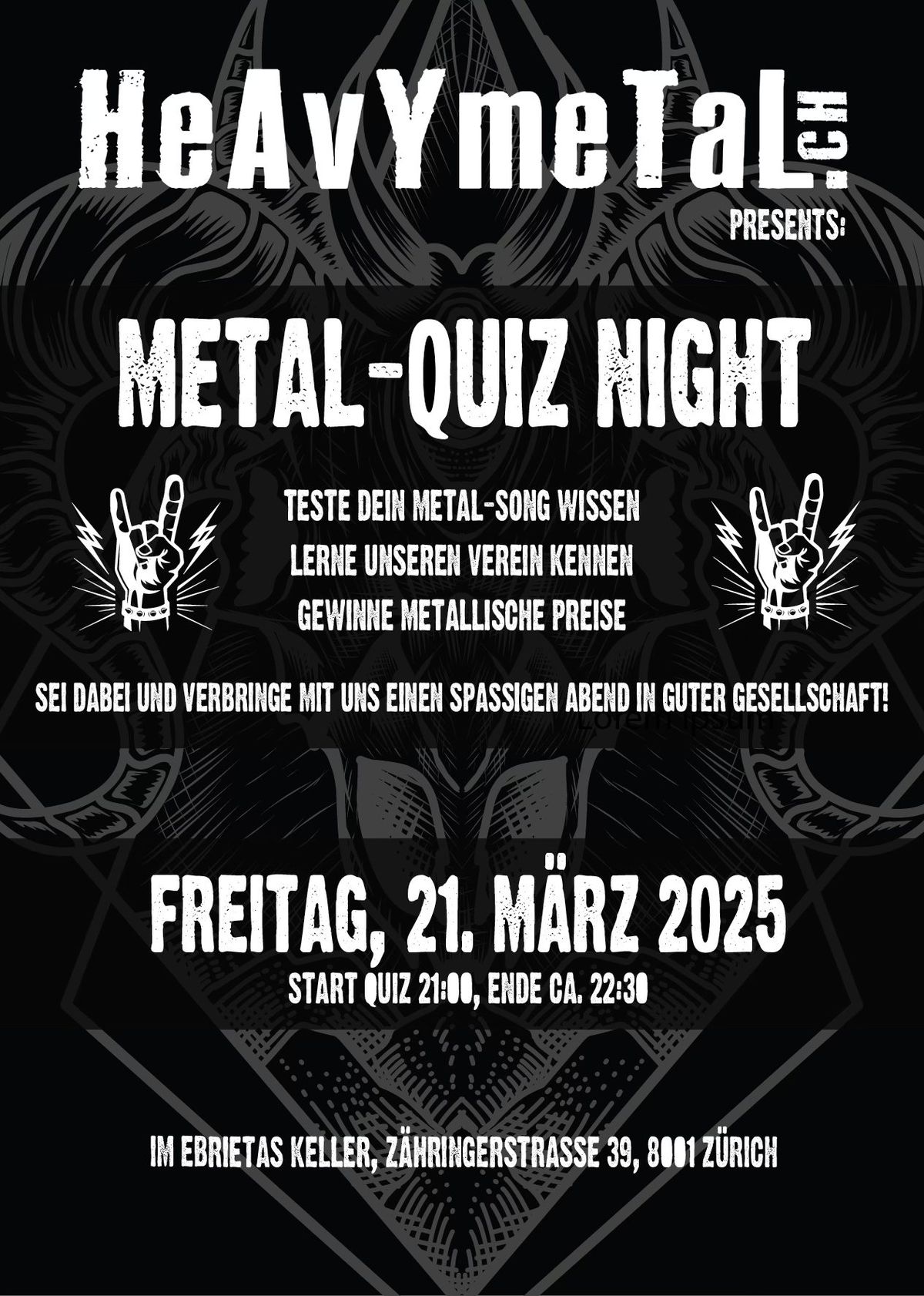 HeAvYmeTaL.ch Quiz-Night @ Ebrietas