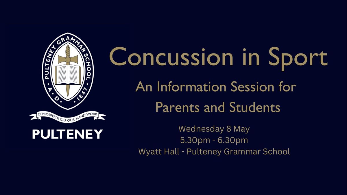 Concussion in Sport Information Session