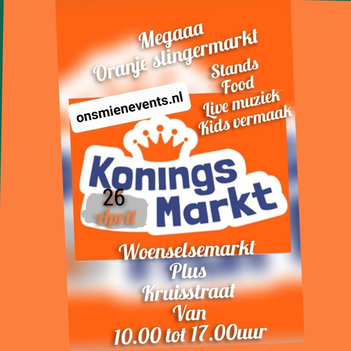 megaaa oranje slingermarkt, eindhoven