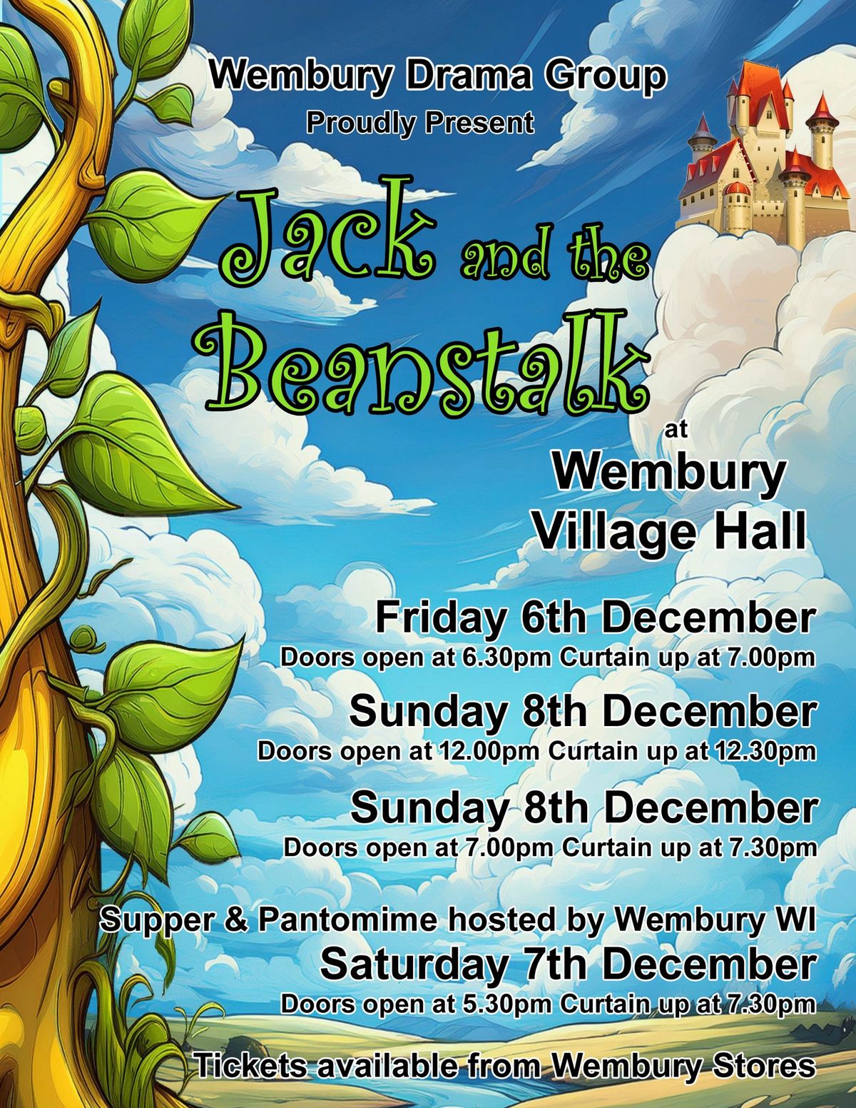 Friday 6th of December 2024 - Wembury Pantomine 