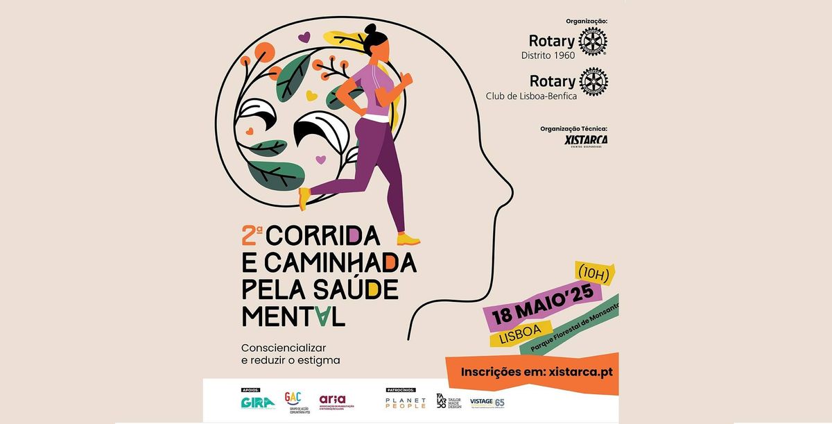 2\u00aa Corrida e Caminhada Solid\u00e1ria pela Sa\u00fade Mental