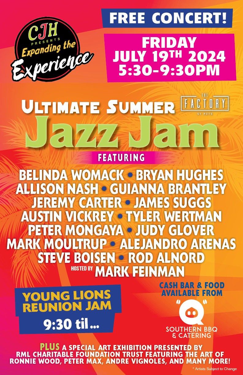 CJH's FREE Ultimate Summer Jazz Jam 2024
