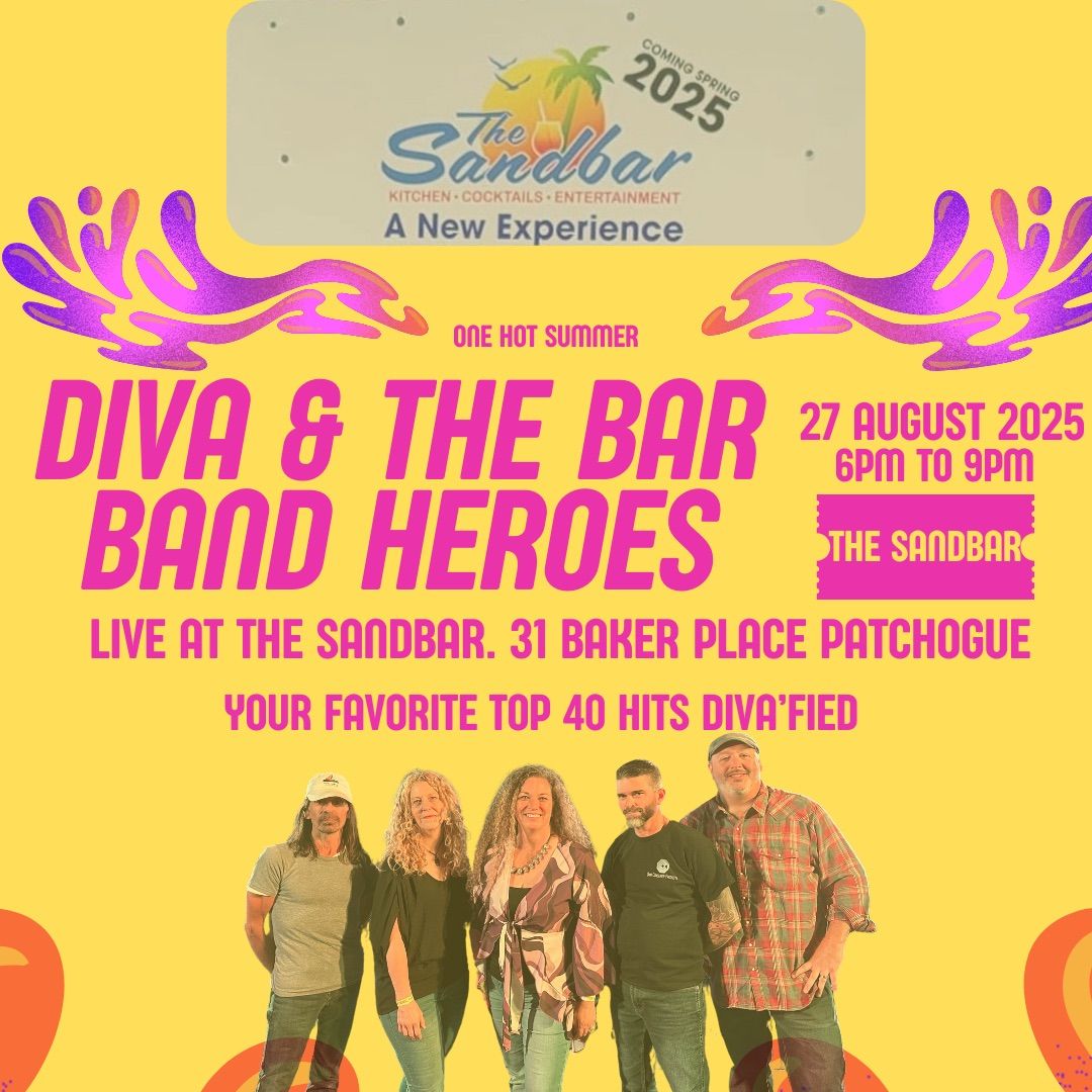 Diva and The Bar Band Heroes Full Band Live at The Sandbar Patchogue 