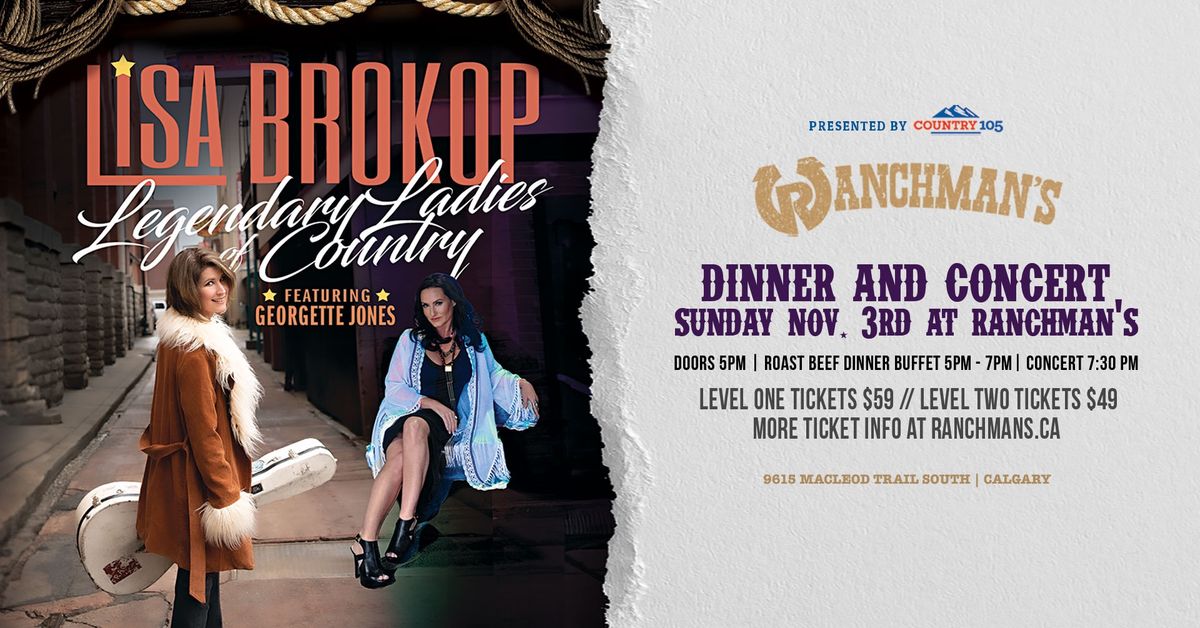 RANCHMAN\u2019S CALGARY PRESENTS: LEGENDARY LADIES OF COUNTRY