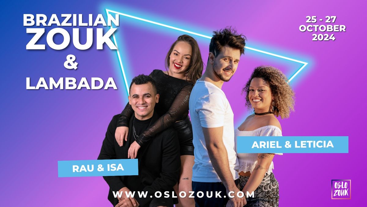 BrazilianZouk & Lambada Mashup with Ra\u00fa & Isa and Ariel & Leticia