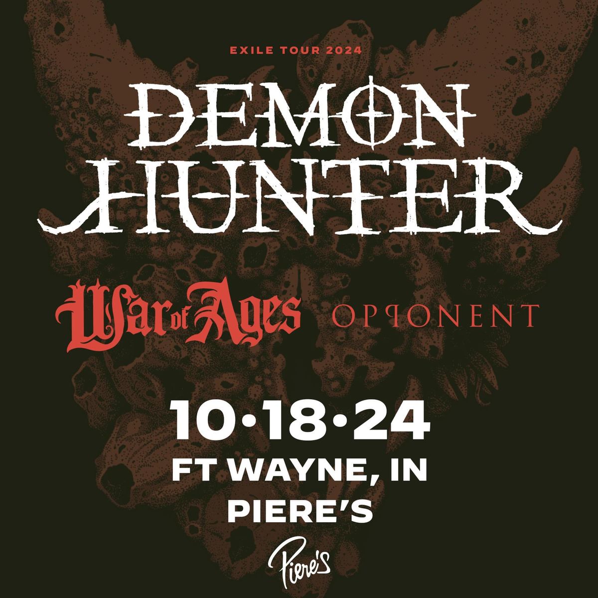 Demon Hunter in Piere's Main Room