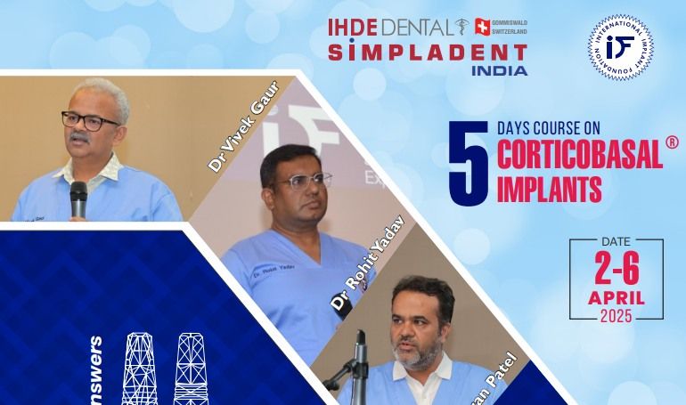 FIVE DAYS Course on Corticobasal\u00ae Implants - @Delhi NCR - April 2025