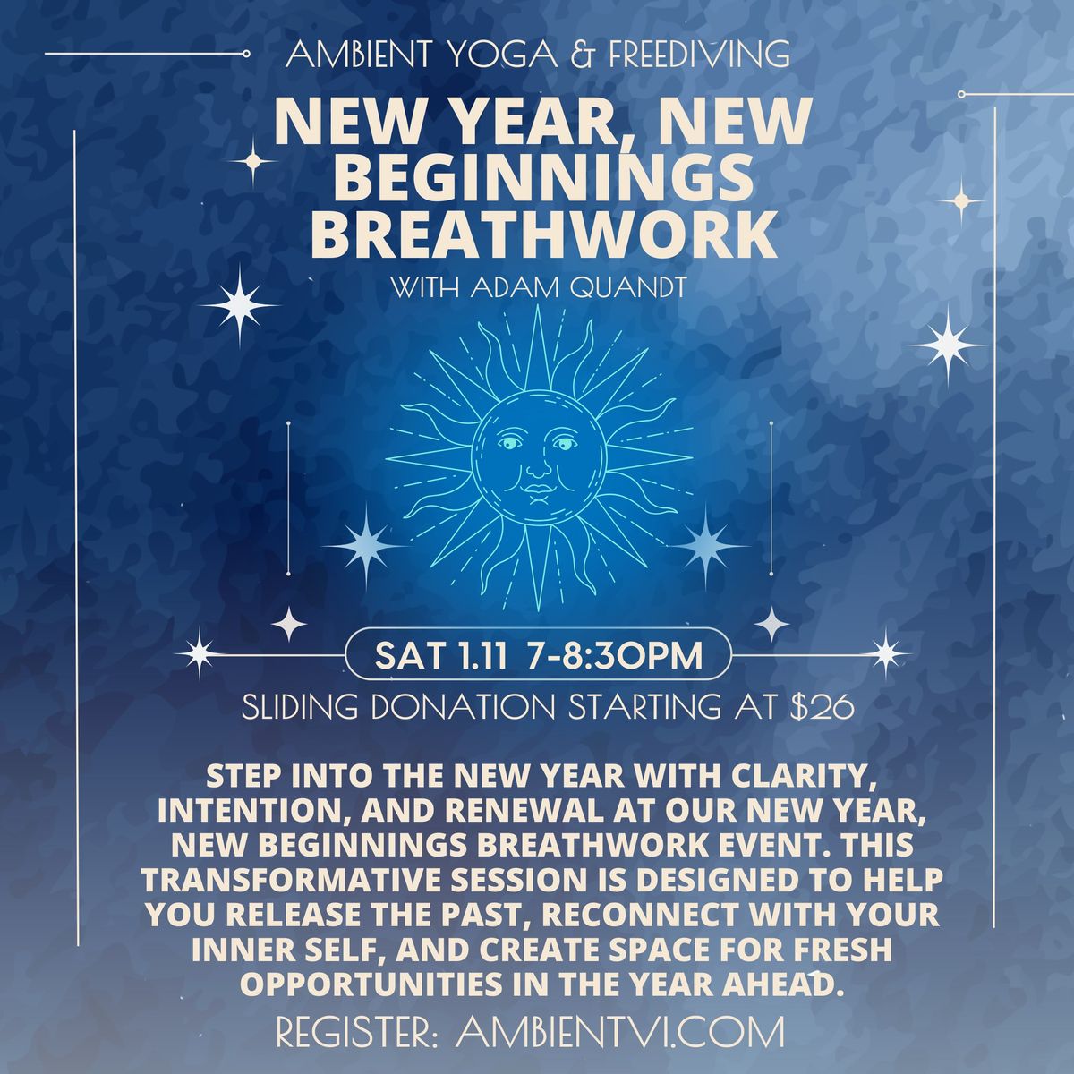 New Year, New Beginnings Breathwork