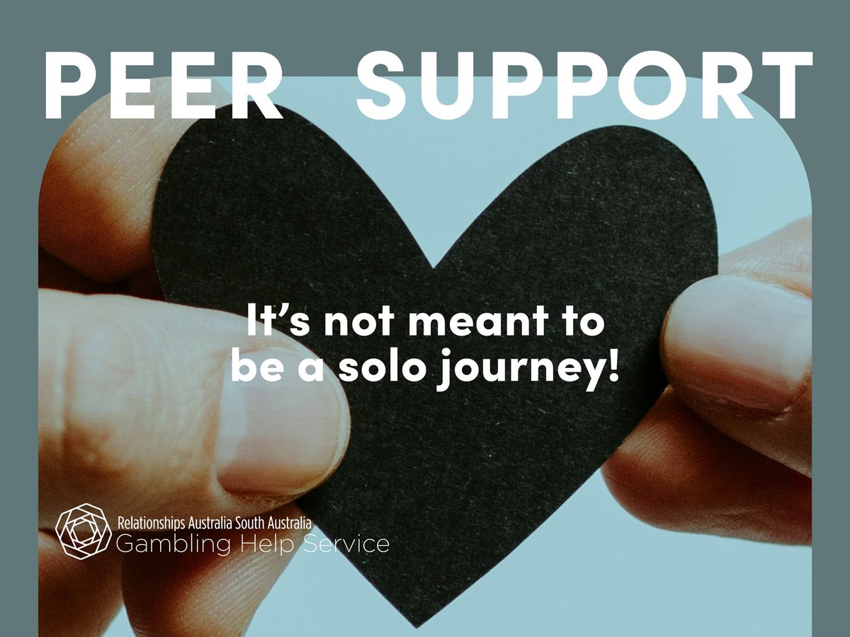 PEER SUPPORT: IT\u2019S NOT MEANT TO BE A SOLO JOURNEY!