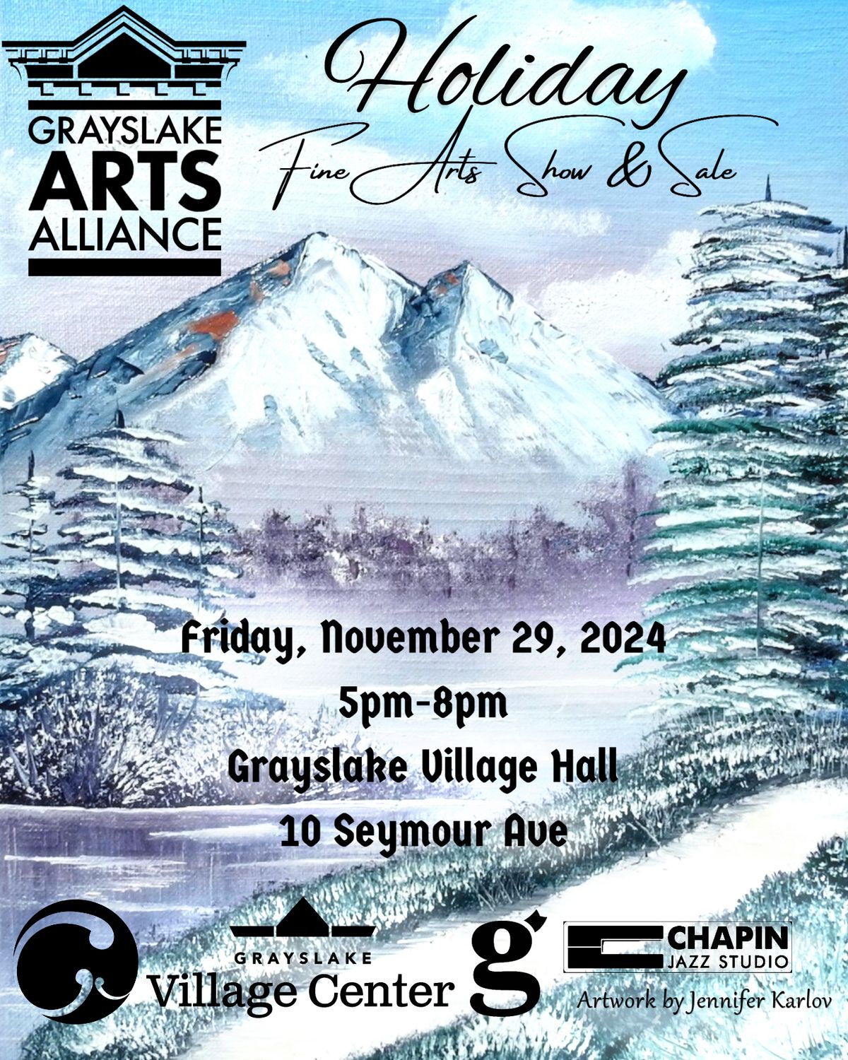 Grayslake Arts Alliance 2024 Holiday Fine Arts Show & Sale