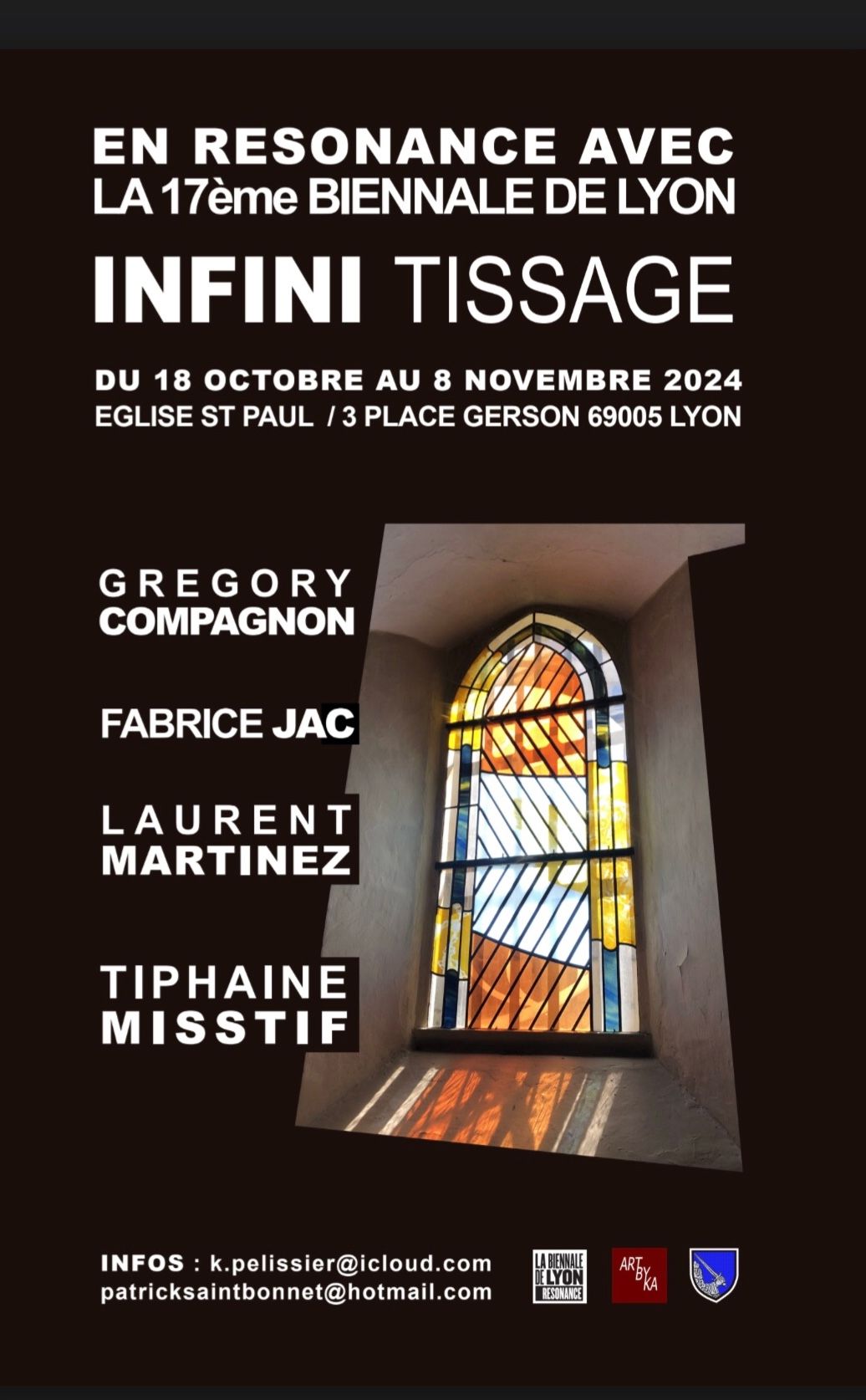 EXPOSITION INFINI TISSAGE EN RESONANCE AVEC LA 17E BIENNALE DE LYON