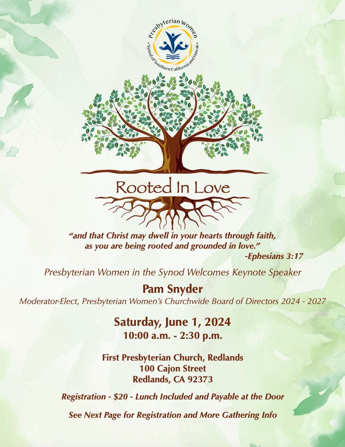 Rooted In Love - 2024 PWS Spring Gathering