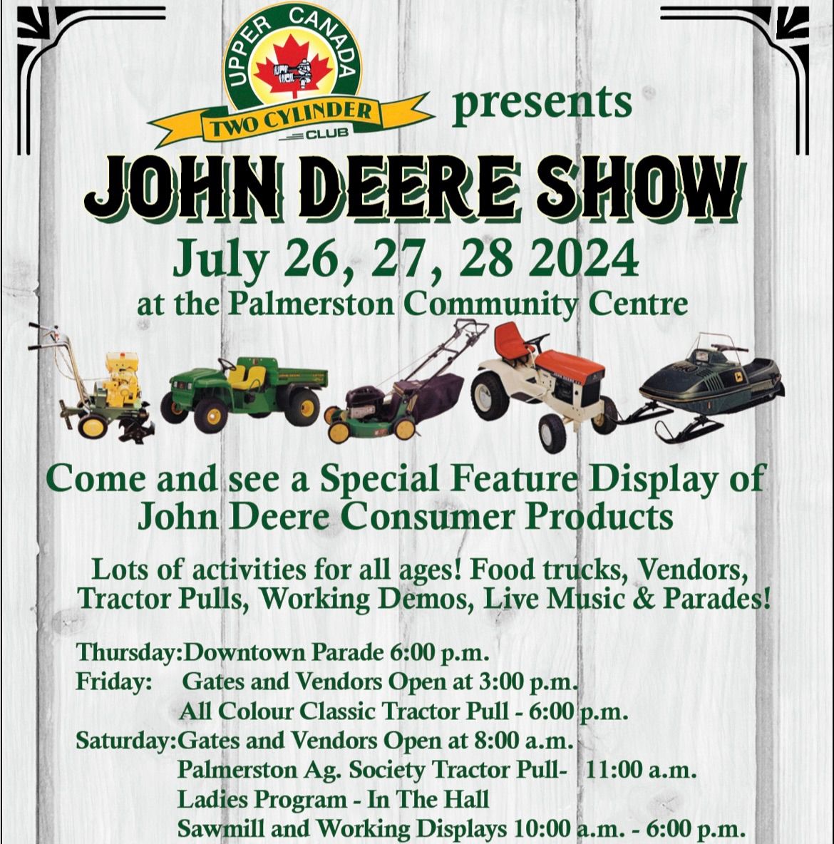 UCTCC John Deere Show